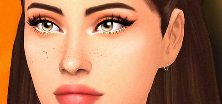 Best Maxis Match CC Eyelashes For The Sims 4 (All Free)