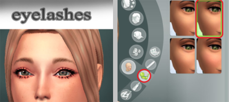 Best Maxis Match CC Eyelashes For The Sims 4 (All Free) - All Sims CC