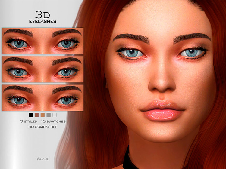 Suzue’s 3D Eyelashes TS4 CC