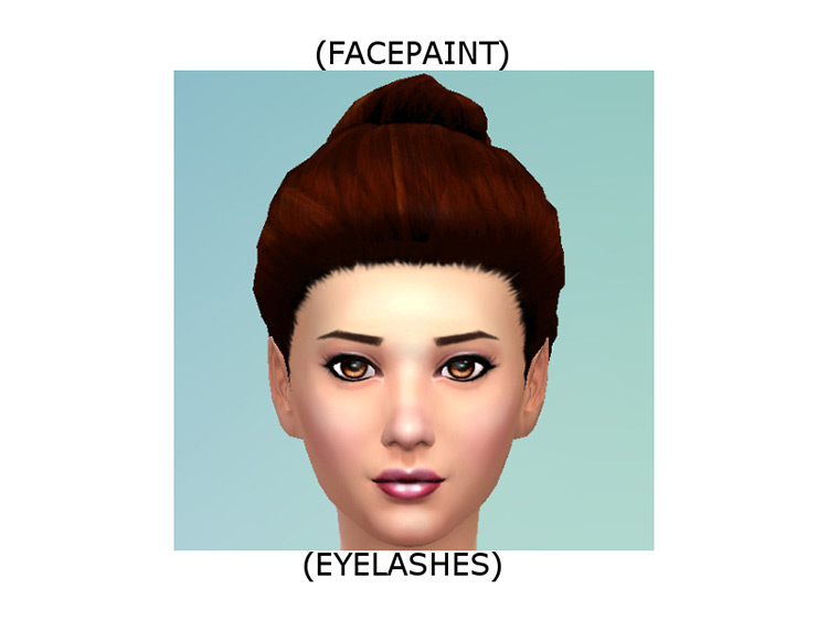 Universal Eyelashes By Faye (Maxis Match) for The Sims 4