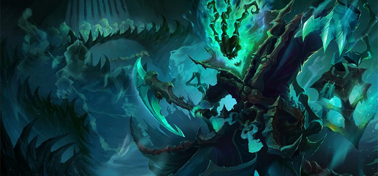 Default Base Thresh Skin Splash in LoL