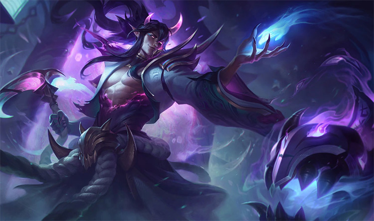 Spirit Blossom Thresh Skin Splash Image from League of Legends