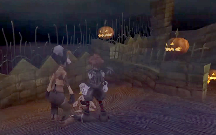 Halloween Town Moonlight Hill White Trinity Location / KH 1.5 HD