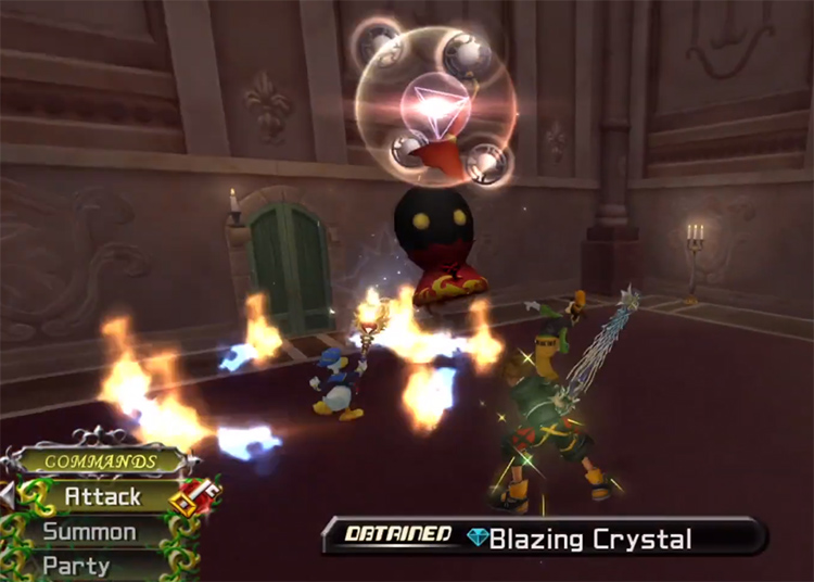 Blazing Crystal Drop in Beasts Castle / KH 2.5 HD