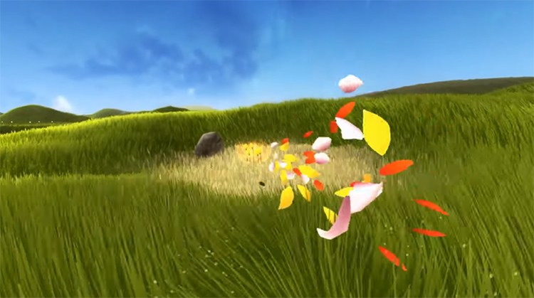 Flower Video Game Screenshot