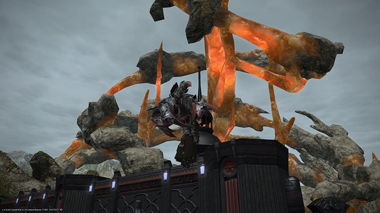 The Deathclaw outside Castrum Occidens in Eastern La Noscea / FFXIV