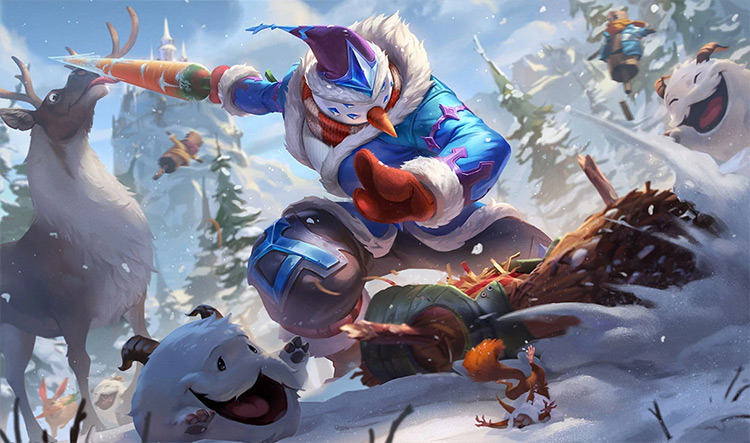 Snow Man Yi Skin Splash Image from League of Legends