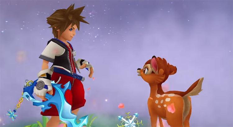 Sora summoning Bambi / KH1.5 HD Remix Screenshot