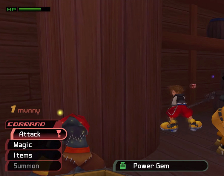 Sora getting a Power Gem in Neverland / KH1.5 Remix