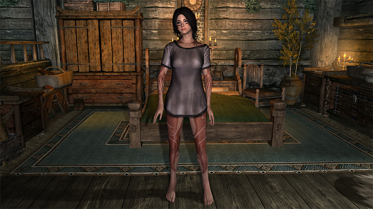 Sleepwear Clothes mod for Skyrim