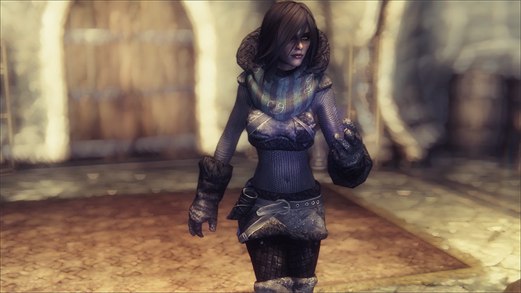 Keeping Warm – Scarves and Mufflers Skyrim mod