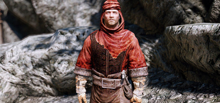 Wearing Redguard Clothes in Skyrim
