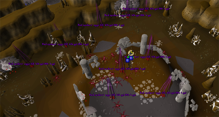 Forthos Dungeon spawns location / Old School RuneScape