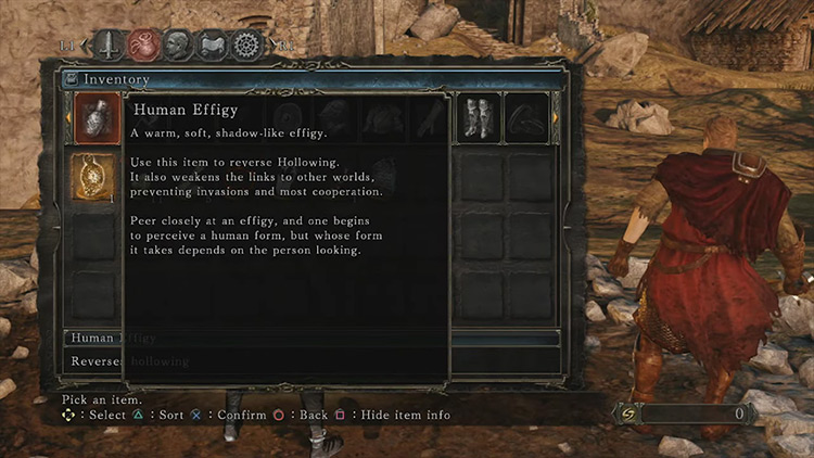 Human Effigy from Dark Souls 2 screenshot