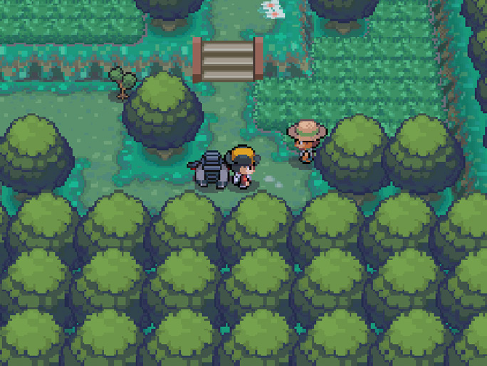 Standing in Viridian Forest / Pokemon HGSS