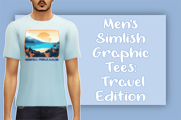 Sims 4 Graphic Tees CC For Guys   Girls  Maxis Match    FandomSpot - 34