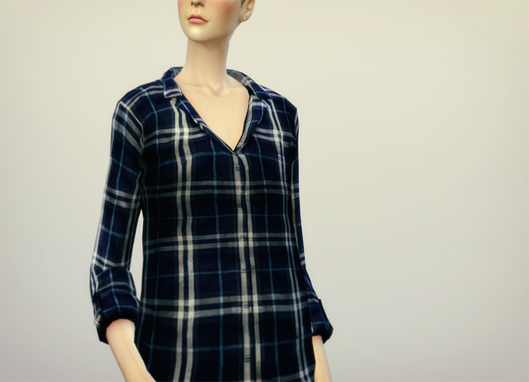 Sims 4 Plaid Shirt CC  The Ultimate List  Guys   Girls    FandomSpot - 77