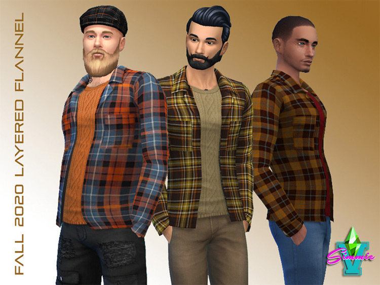 Sims 4 Plaid Shirt CC  The Ultimate List  Guys   Girls    FandomSpot - 40