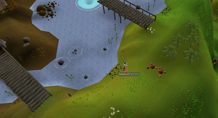 Pyre Sites around the water / OSRS