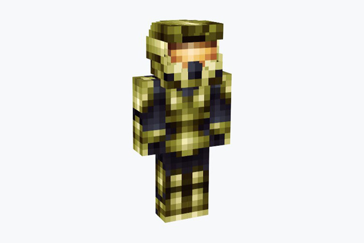 Original Classic Master Chief Minecraft Skin