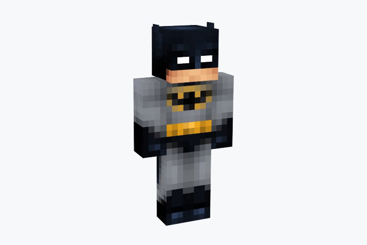 The Classic Batman Skin For Minecraft