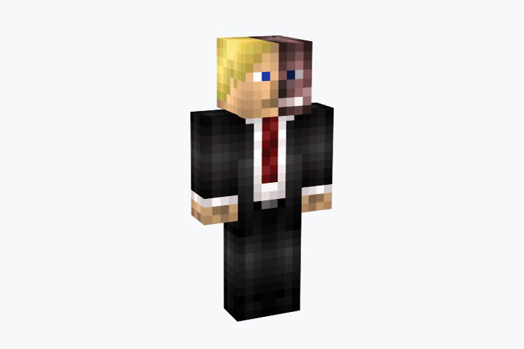 Harvey Dent/Two-Face Skin For Minecraft