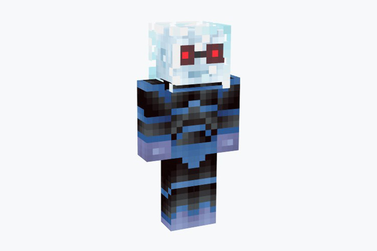 Mr. Freeze Batman Minecraft Skin