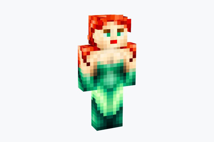 Poison Ivy Skin For Minecraft (Batman)