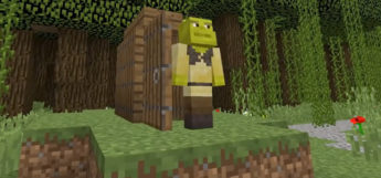 Shrek Closeup Skin Design in Minecraft