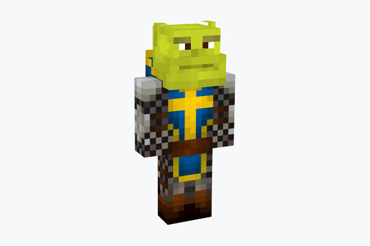 Templar Shrek (Medieval Design) Minecraft Skin