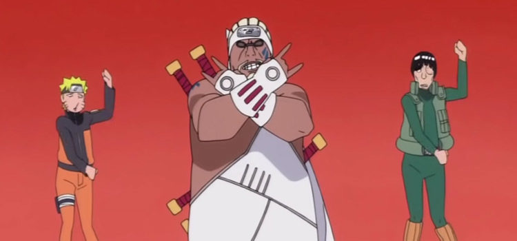 Killer Bee Rapping with Naruto/Might Guy