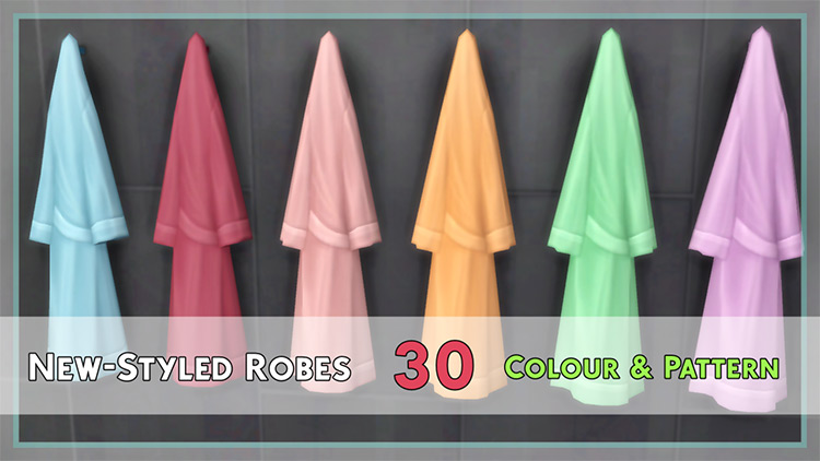 Décor Robes Clutter Pack / Sims 4 CC
