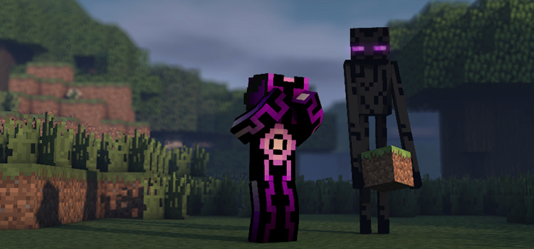 Enderman Outfit Skin Minecraft