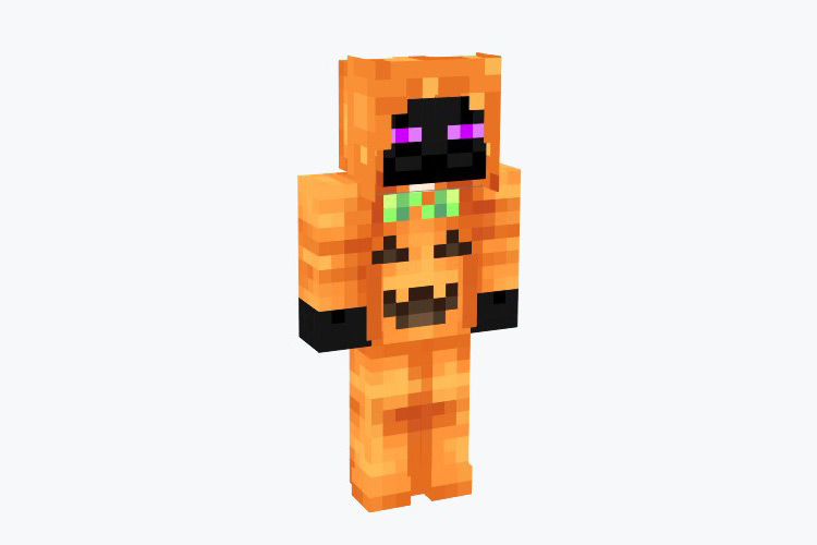 Halloween Onesie Enderman Skin For Minecraft