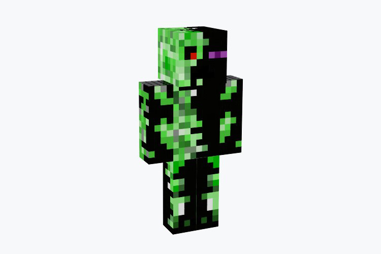 Creeper/Enderman Hybrid Skin For Minecraft
