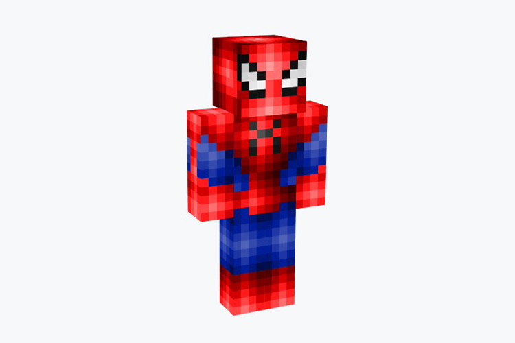 Classic Spider-Man Minecraft Skin