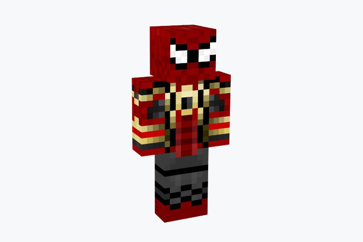 Infinity War Spider-Man Skin For Minecraft