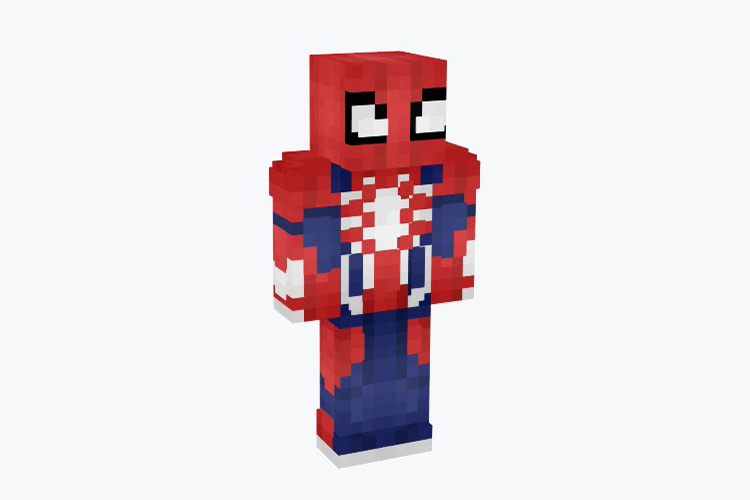 Spider-Man PS4 Style Minecraft Skin