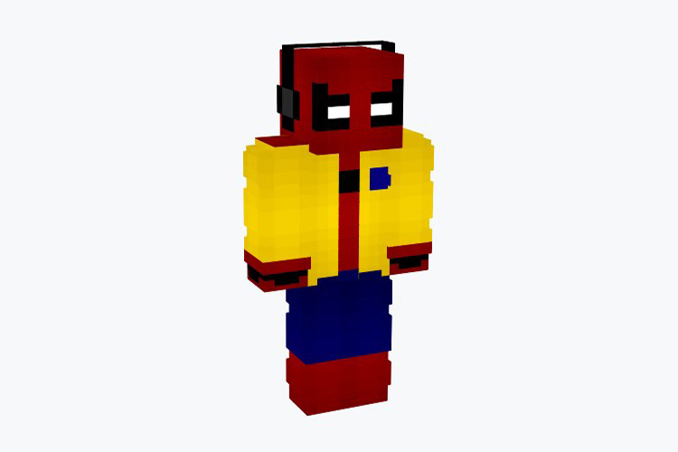Homecoming Spider-Man Skin For Minecraft