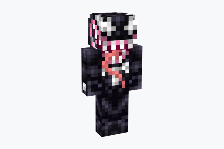 Venom from Spider-man Minecraft Skin