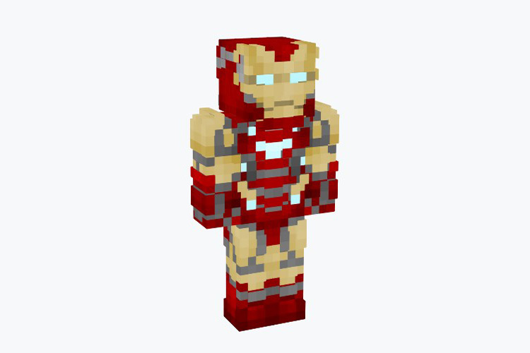 Endgame Iron Man Skin For Minecraft