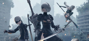 2B and 9S in Yorha Edition Cover Art