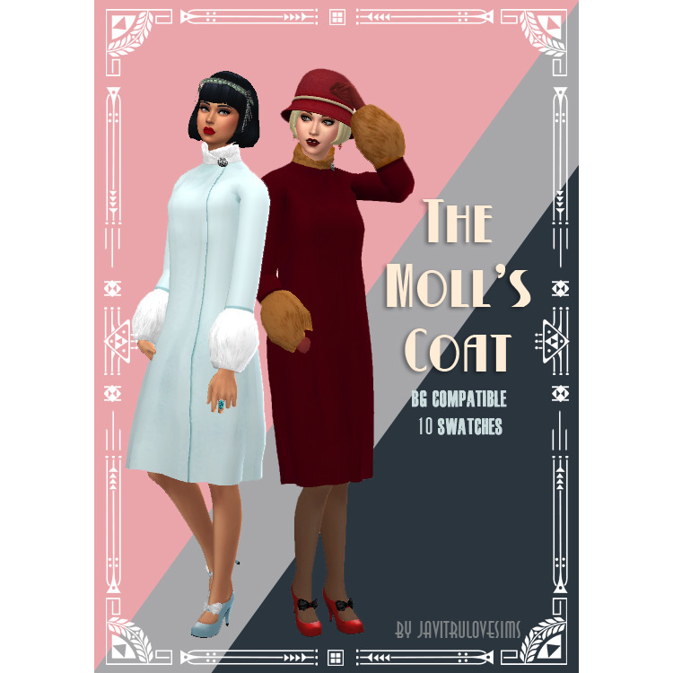 The Moll’s Coat CC for The Sims 4