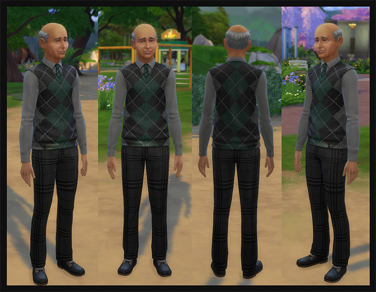 Grandpa’s New Duds (Swaters) for The Sims 4