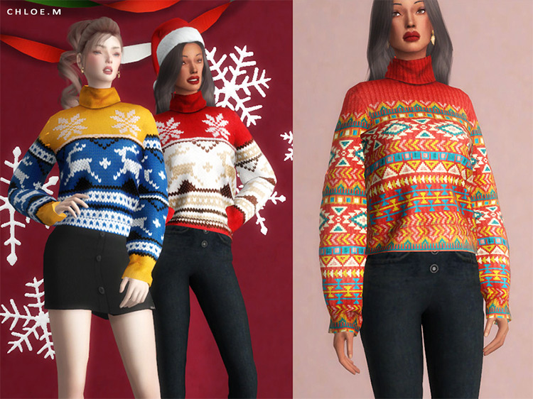 Sims 4 Maxis Match Sweaters CC  Girls   Guys    FandomSpot - 83