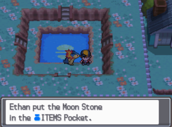 Getting a Moon Stone at Mt. Moon Square / Pokemon HGSS