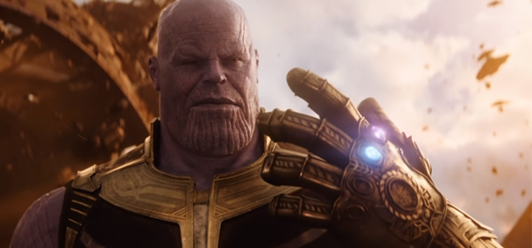 Thanos with Infinity Gauntlet (Avengers: Infinity War Trailer)