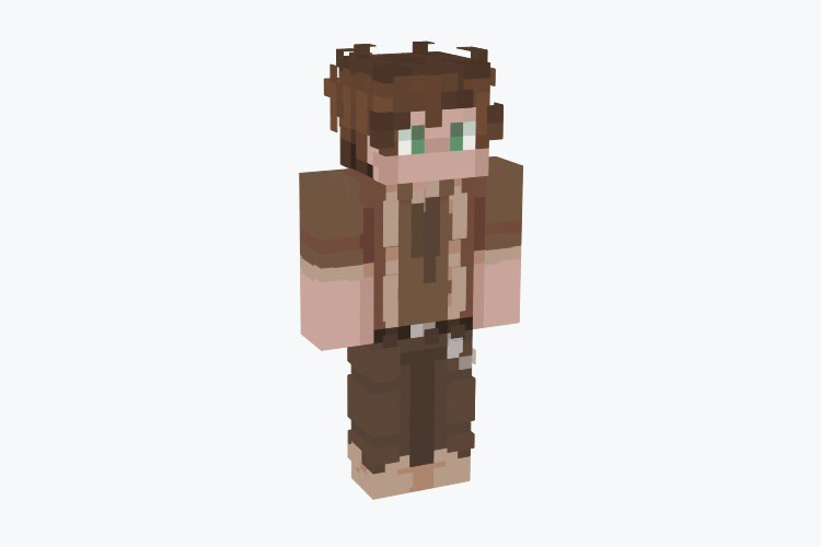 Honest Worker (Boy With Brown Hair) Minecraft Skin