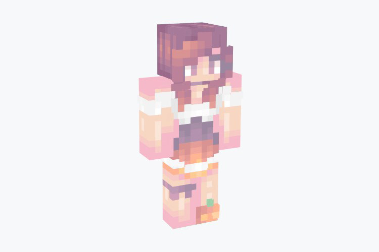 Candy Corn Queen Skin For Minecraft
