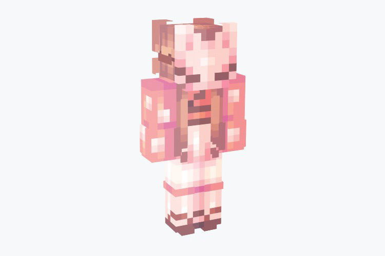 Fox Mask Girl Minecraft Skin